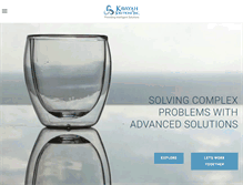 Tablet Screenshot of kavayahsolutions.com
